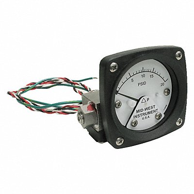 K4584 Differential Pressure Gauge and Switch