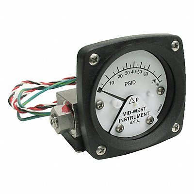 K4584 Differential Pressure Gauge and Switch