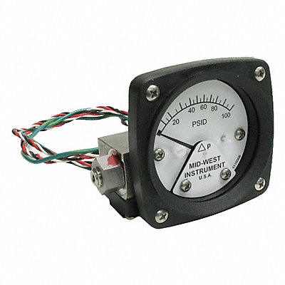 K4584 Differential Pressure Gauge and Switch