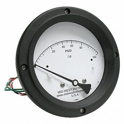 K4585 Differential Pressure Gauge and Switch