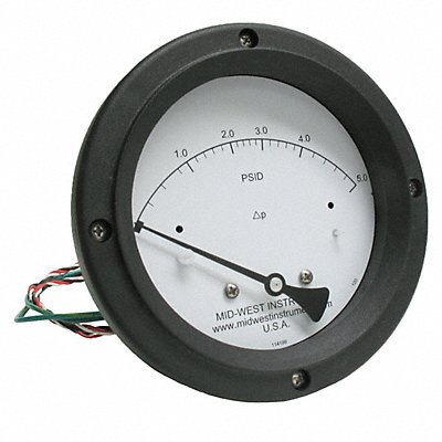 K4586 Differential Pressure Gauge and Switch