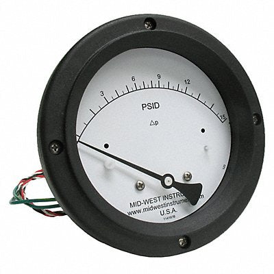 K4586 Differential Pressure Gauge and Switch