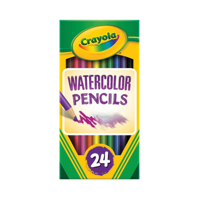 PENCIL,WTRCOLR,24ST,AST