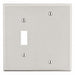 Blank Wall Plate Brown 2 Gangs Standard