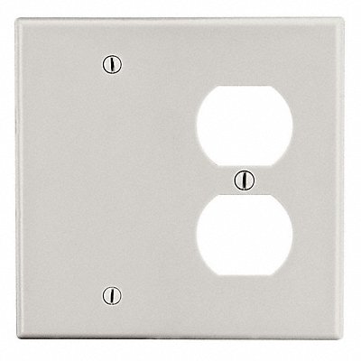 Toggle Switch Wall Plate Brown 2 Gangs