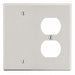 Toggle Switch Wall Plate Brown 2 Gangs