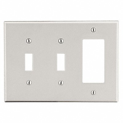 Rocker/Duplex Receptacle Wall Plate