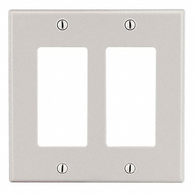 Rocker Wall Plate 2 Gangs Standard