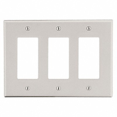 Rocker Wall Plate 3 Gangs Standard