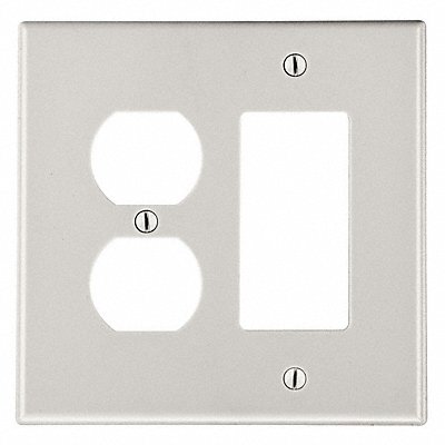 Rocker/Duplex Receptacle Wall Plate