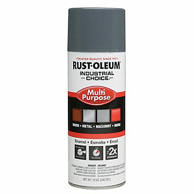 K7505 Spray Paint Gloss Universal Gray 12 oz