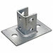 Strut Channel Fitting Silver 1/4 