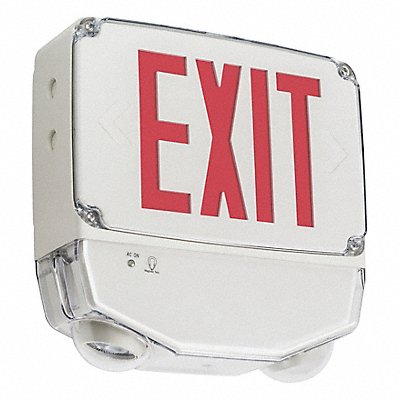 LED Wet Location Emergency Light/Exit