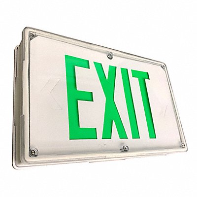 LED Exit Sign Blk 13 57/64 4.7W