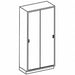 Double Sliding Steel Door High Cabinet