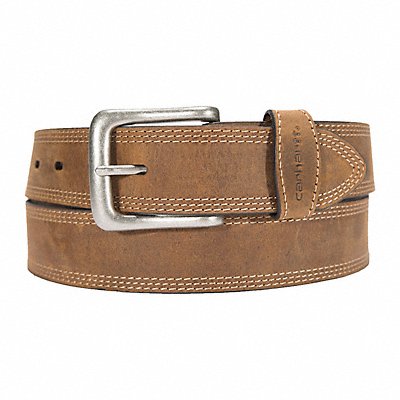 Triple Stitch Belt Brown 58 L 1-3/8 W