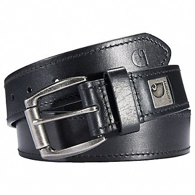 Roller Buckle Belt Black 38 L 1-1/2 W