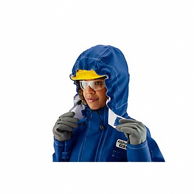 Breathable Blue Flame Arc Poly Hood