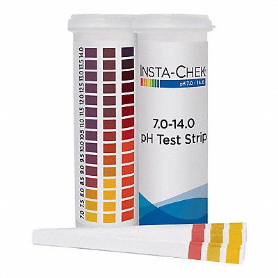 pH Test 3 1/4 in L 7 to 14 pH PK600