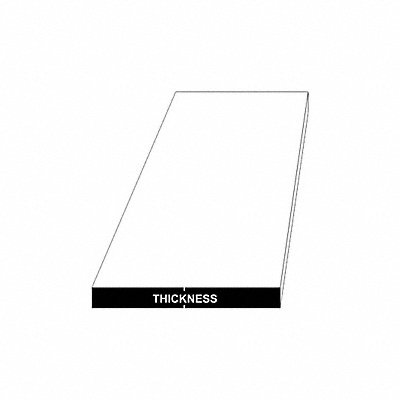Aluminum Sheet 6061 8 in Overall L