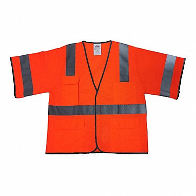 High Visibility Vest Orange/Red 4XL/5XL