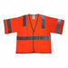 High Visibility Vest Orange/Red 2XL/3XL