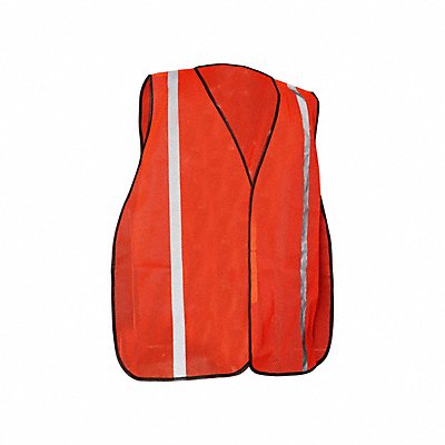 Back Stp Vest Unrated Orange/Red L/XL