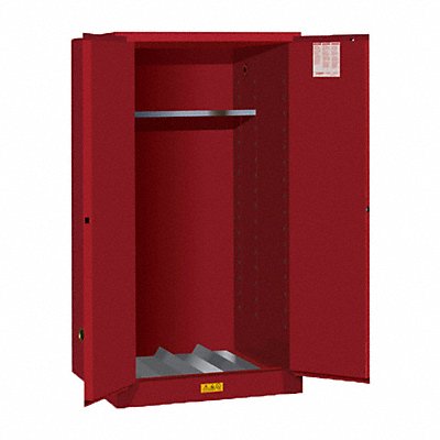 Cabinet Steel 1 Shelves Red