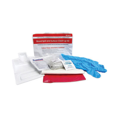 KIT,S-1 BLOOD CLNUP,12/CS