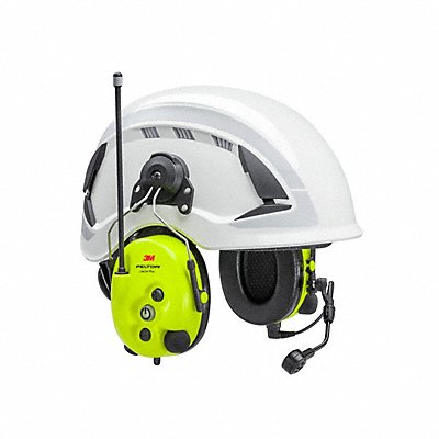 Headset Hard Hat-Mounted 25 dB Yellow