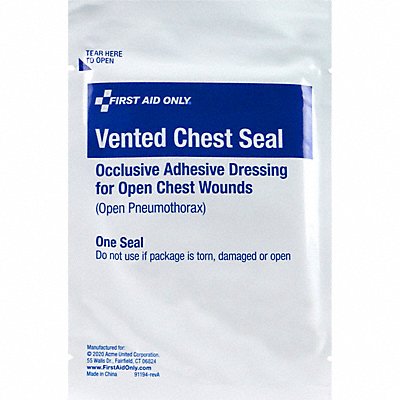 Chest Seal White 6 in L