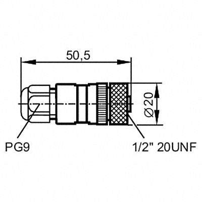 Wireable 1/2 connector