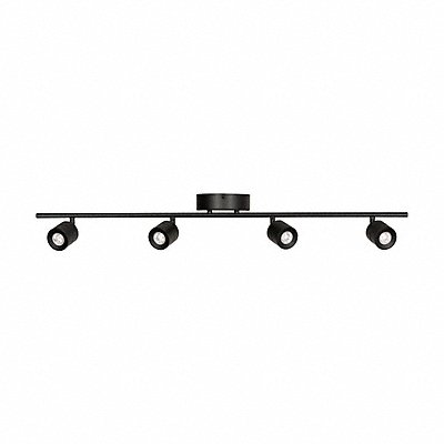 Core 4 Light LED Fixed Rail Black