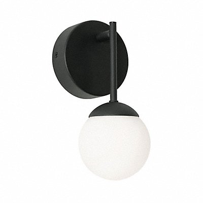 Pearl 1 Light LED Sconce Black 4in