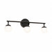 Pearl 3 Light LED Vanity Black 24in