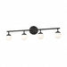 Pearl 4 Light LED Vanity Black 32in