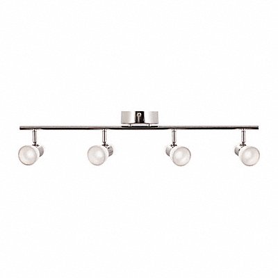 Gage 4 Light LED Fixed Rail Chrome