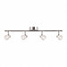 Gage 4 Light LED Fixed Rail Chrome