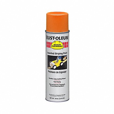 Inverted Striping Paint Aerosol Orange