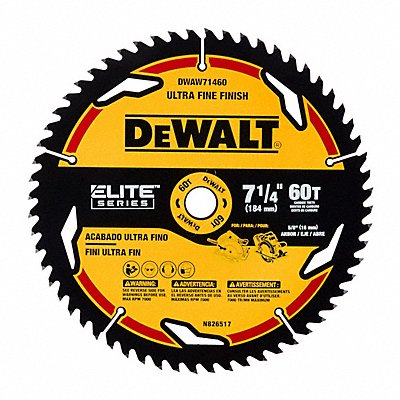 Circular Saw Blade 7 1/4 in 60 Teeth