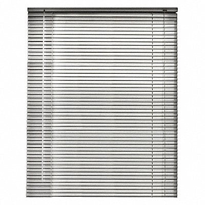 Mini Blinds Silver 48 in L 30 in W