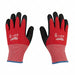 Knit Gloves Latex Black M
