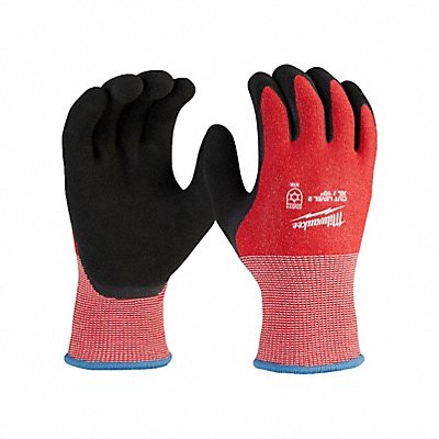 Knit Gloves Latex Black XL