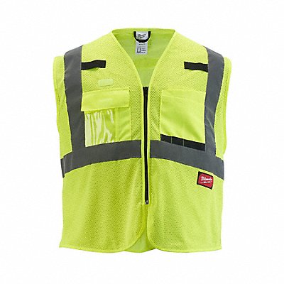 Safety Vest Polyester Yellow 4XL/5XL