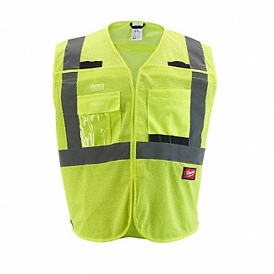 Safety Vest Polyester Yellow 2XL/3XL