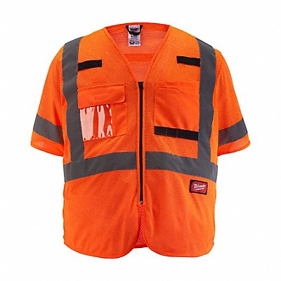 Safety Vest Polyester Orange S/M