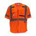 Safety Vest Polyester Orange S/M