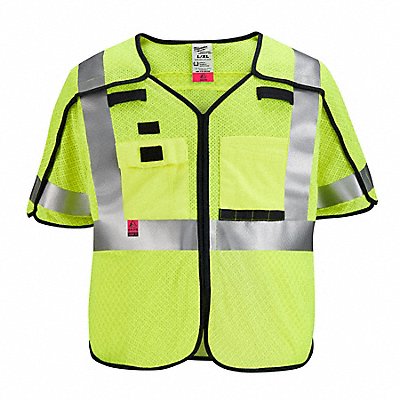 Safety Vest Polyester Yellow 4XL/5XL