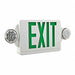 Exit Sign w/Emergency Light LED 120/277V