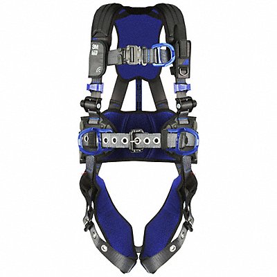 K3413 Harness 2XL Gray Quick-Connect Polyester